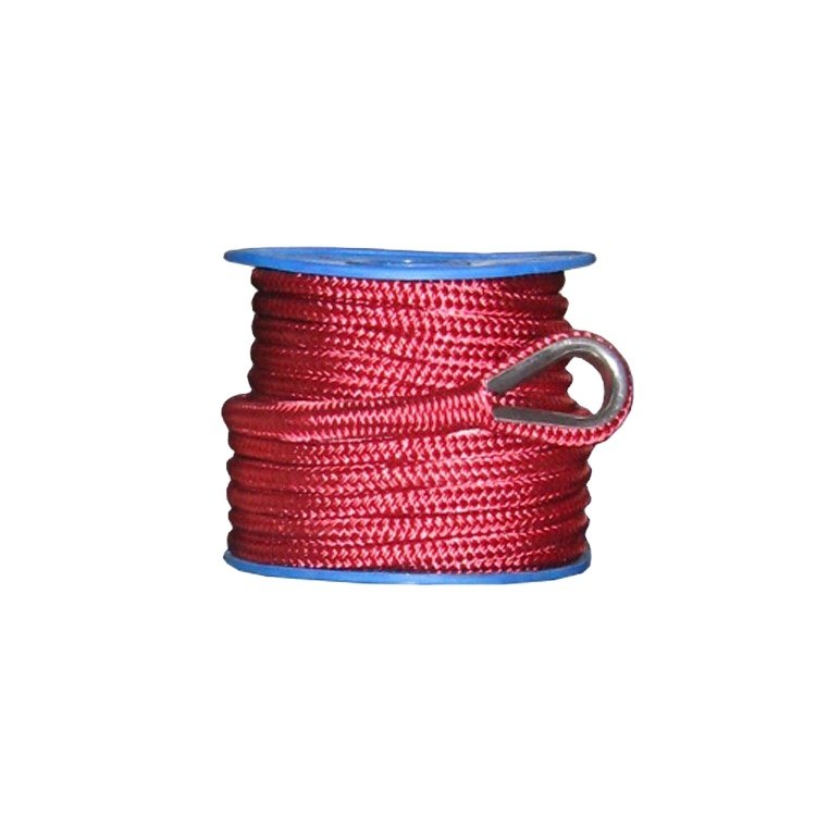 High Strength Double Braided Dock Line Soft Polyester Marine Anchor Boat Mooring Rope with Nylon & Polypropylene Safe Durable